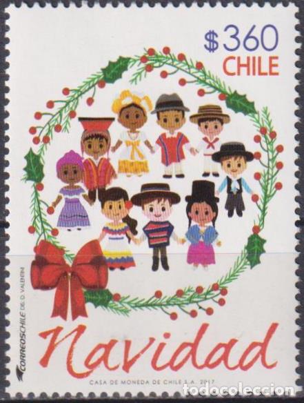 Sellos: Chile 2017 Navidad Navidad MNH - Foto 1