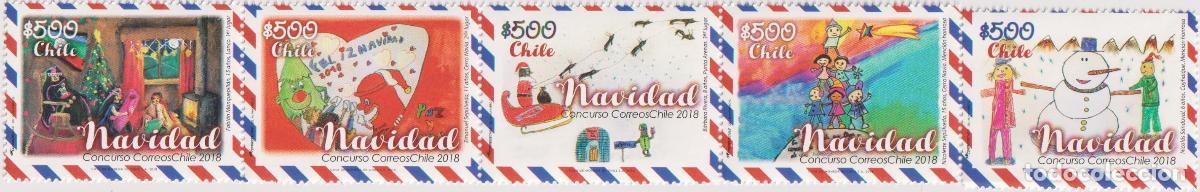 Sellos: Chile 2018 Navidad Navidad MNH - Foto 1