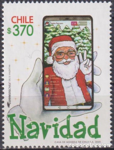 Sellos: Chile 2020 Navidad Los telefonos MNH - Foto 1