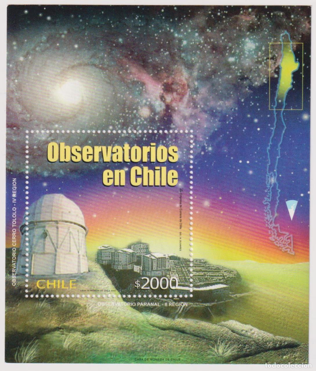 Sellos: Chile 2002 Observatorios Espacio MNH - Foto 1