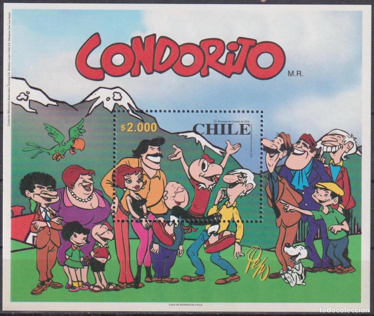 Sellos: Chile 2000 Animaci&oacute;n MNH - Foto 1