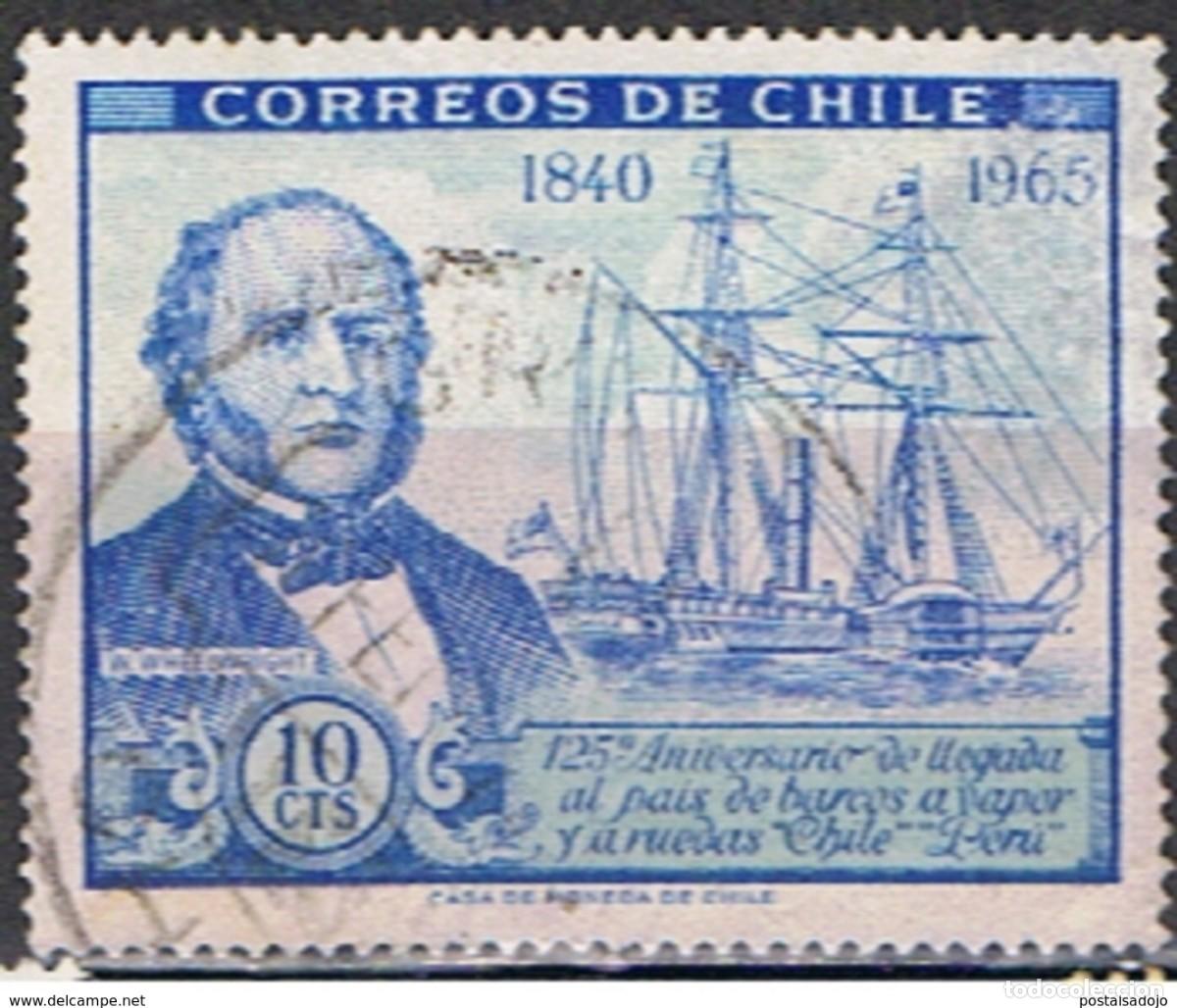 Sellos: CHILE // YVERT 313 // 1966 .... USADO - Foto 1