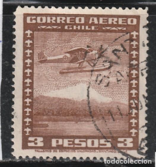 Sellos: CHILE // YVERT 97 AEREO // 1945-54 - USADO - Foto 1