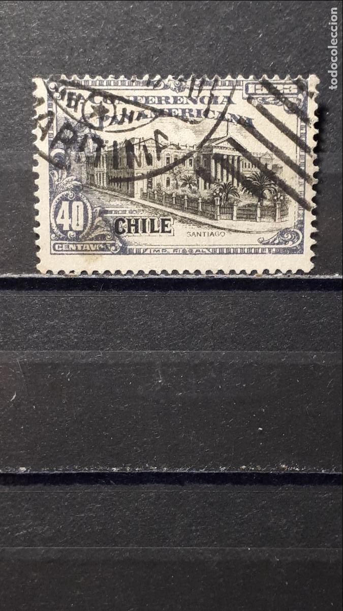 Sellos: CHILE. A&Ntilde;O 1923. &deg;. YVERT 128 - Foto 1