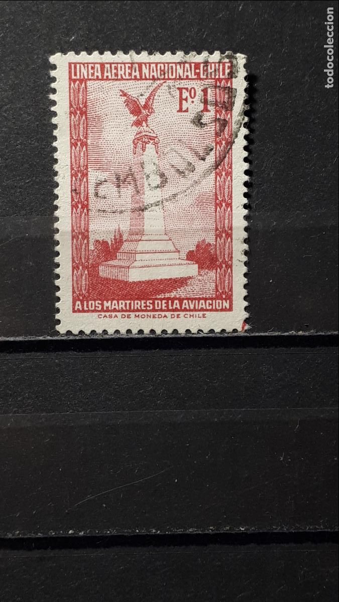 Sellos: CHILE. A&Ntilde;O 1965. &deg;. YVERT A&eacute;reo 227 - Foto 1