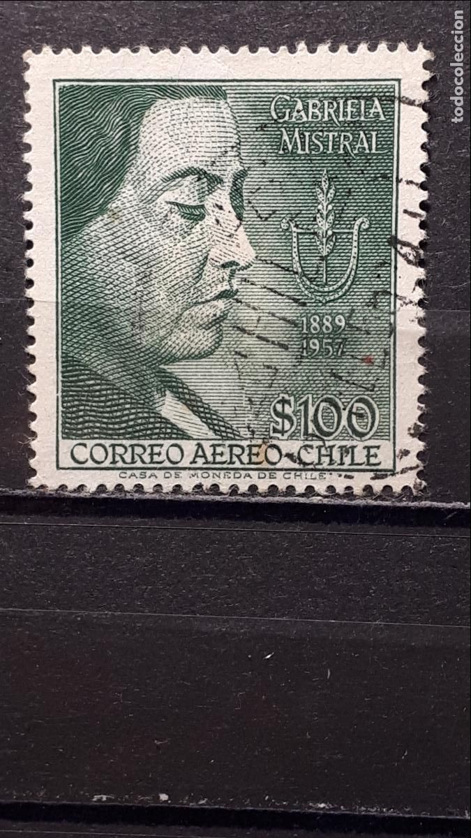 Sellos: CHILE. A&Ntilde;O 1958. &deg;. YVERT A&eacute;reo 174 - Foto 1
