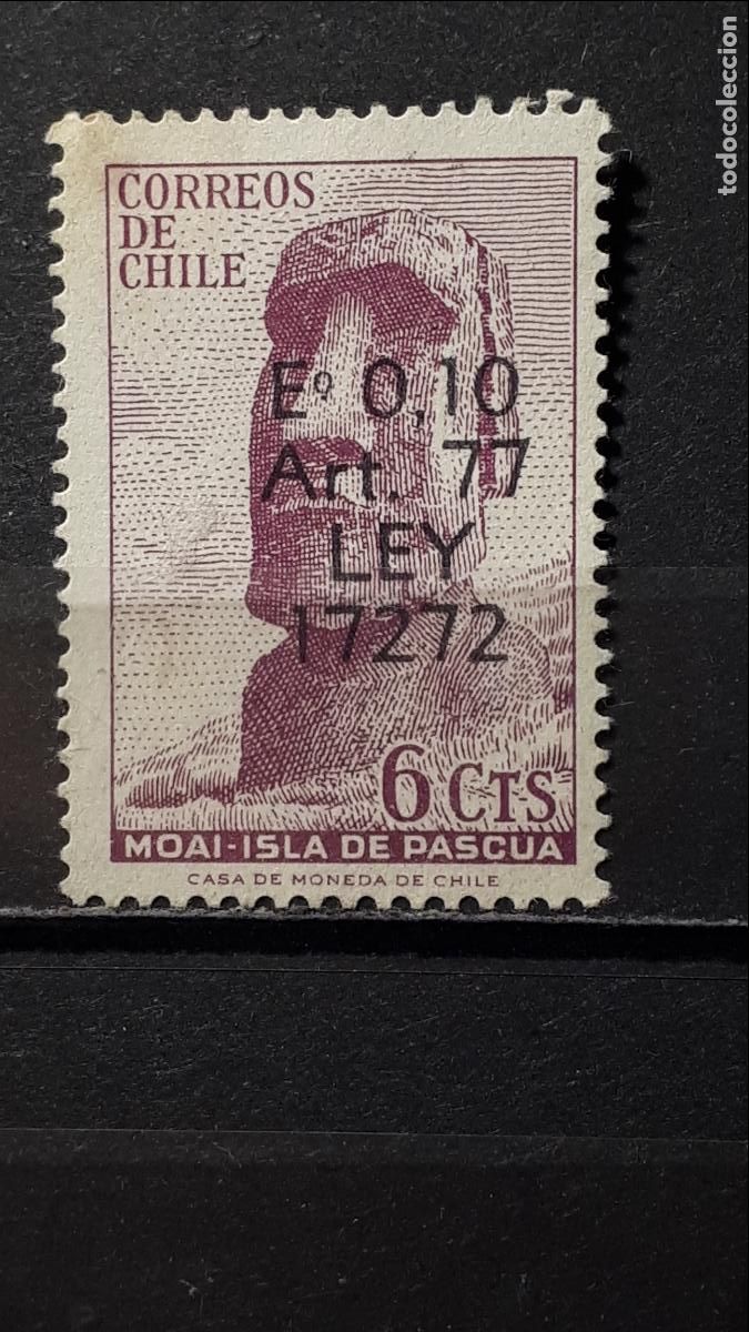 Sellos: CHILE. A&Ntilde;O 1965. &deg;. YVERT 307. Con SOBRECARGA - Foto 1