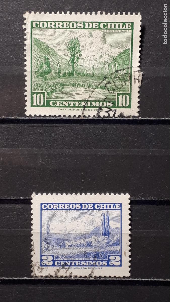 Sellos: CHILE. A&Ntilde;O 1961-2. &deg;. YVERT 292, 298 - Foto 1