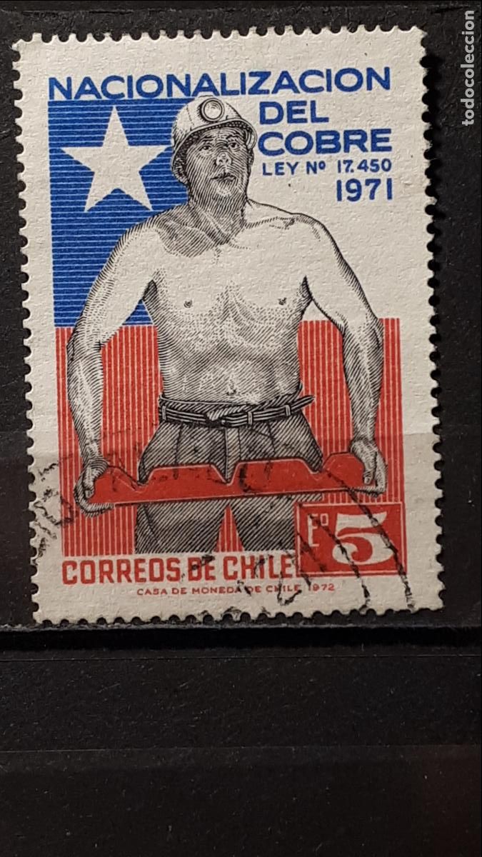 Sellos: CHILE. A&Ntilde;O 1972. &deg;. YVERT 381 - Foto 1