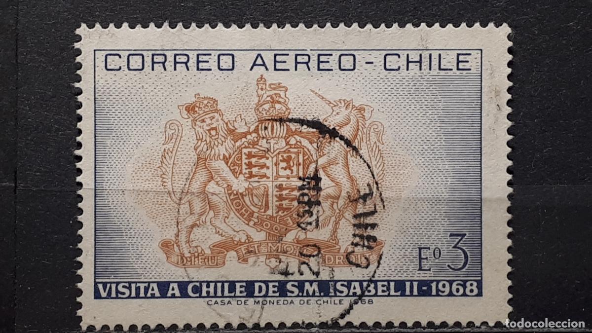 Sellos: CHILE. A&Ntilde;O 1968. &deg;. YVERT A&eacute;reo 251 - Foto 1