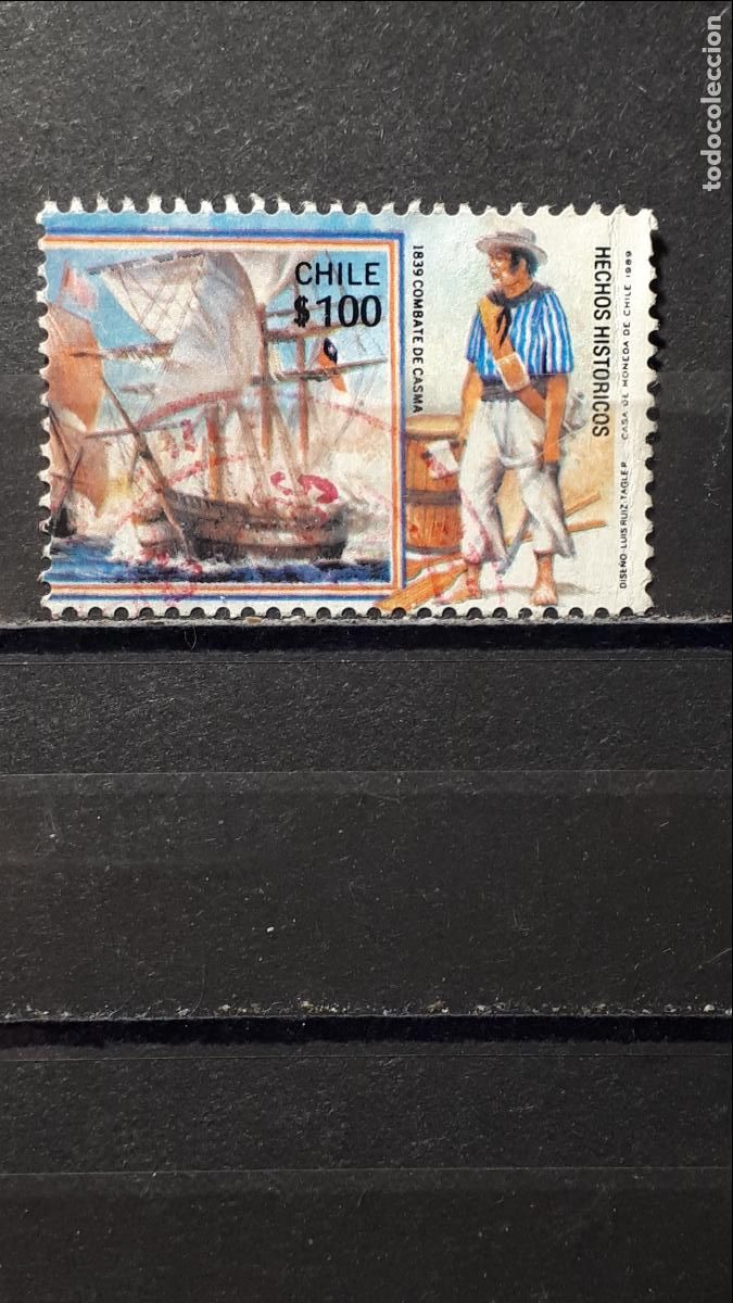 Sellos: CHILE. A&Ntilde;O 1989. &deg;. YVERT 884 - Foto 1