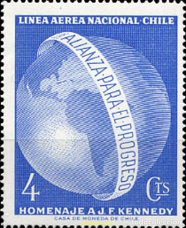 Sellos: 207742 MNH CHILE 1964 ALIANZA PARA EL PROGRESO - Foto 1
