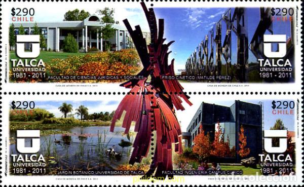 Sellos: 272592 MNH CHILE 2011 UNIVERSIDAD DE TALCA - Foto 1