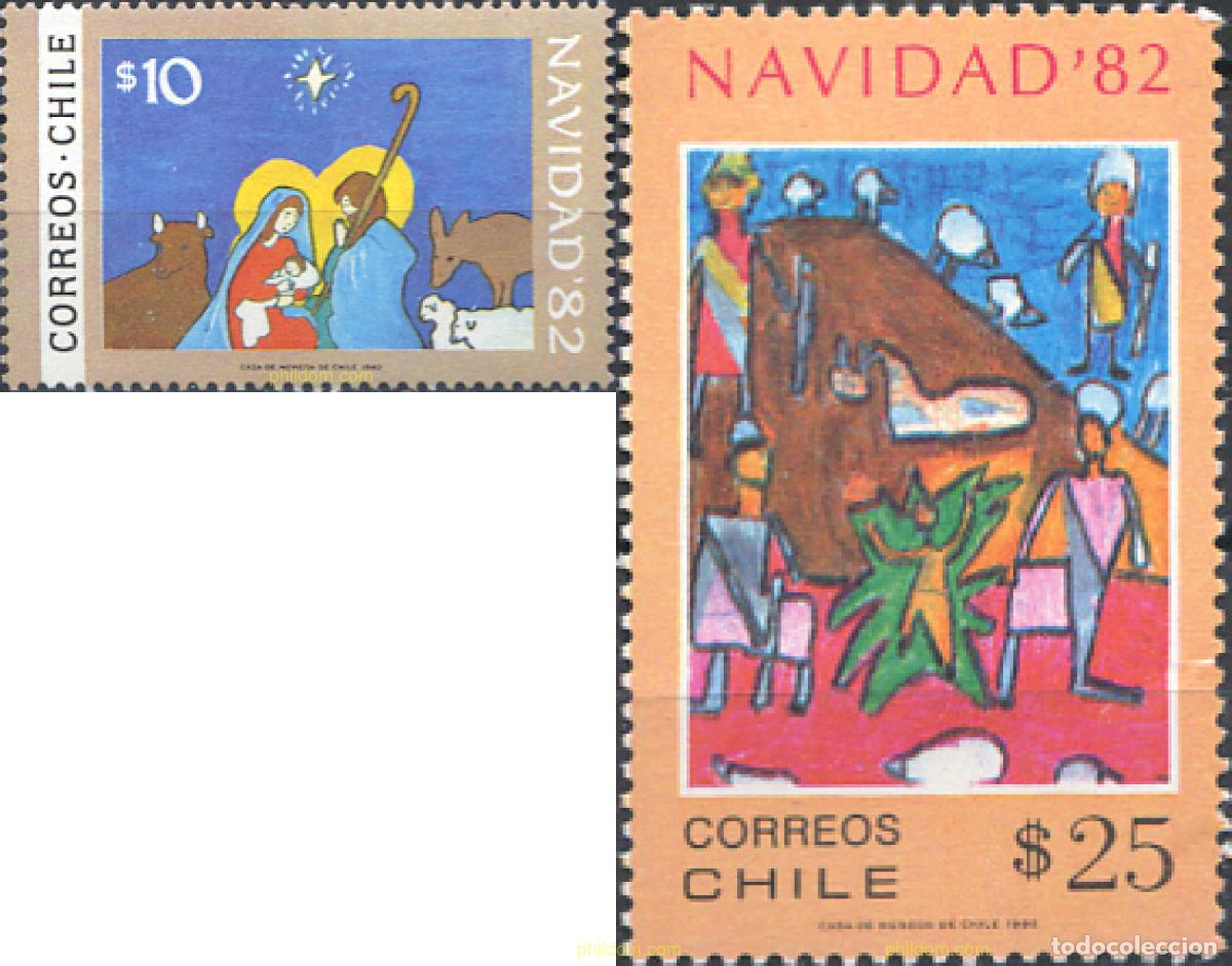 Sellos: 303358 MNH CHILE 1982 NAVIDAD - Foto 1