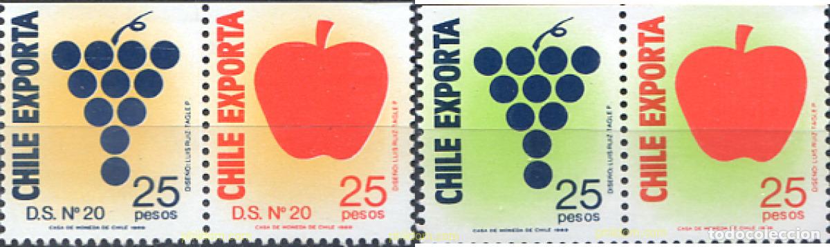 Sellos: 303457 MNH CHILE 1989 CHILE EXPORTA - Foto 1