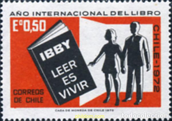 Sellos: 339962 MNH CHILE 1972 A&Ntilde;O INTERNACIONAL DEL LIBRO - Foto 1