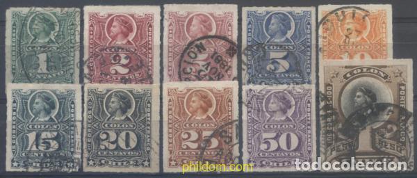 Sellos: 655939 USED CHILE 1878 CRISTOBAL COLON - Foto 1