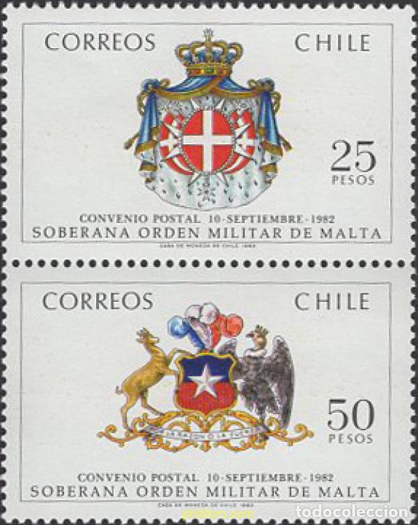 Sellos: 665262 MNH CHILE 1983 CONVENIO POSTAL - Foto 1