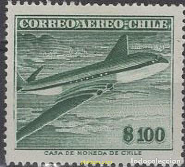 Sellos: 651314 MNH CHILE 1955 AVIONES - Foto 1