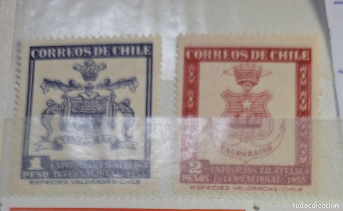 Sellos: CHILE, 1955, CAT.YT. 251/252. - Foto 1