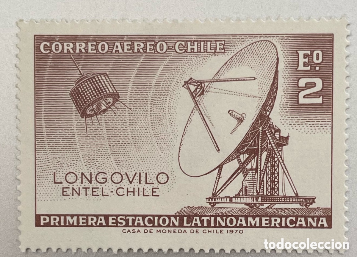 Sellos: Chile. Inauguraci&oacute;n de ENTEL. 1971 - Foto 1