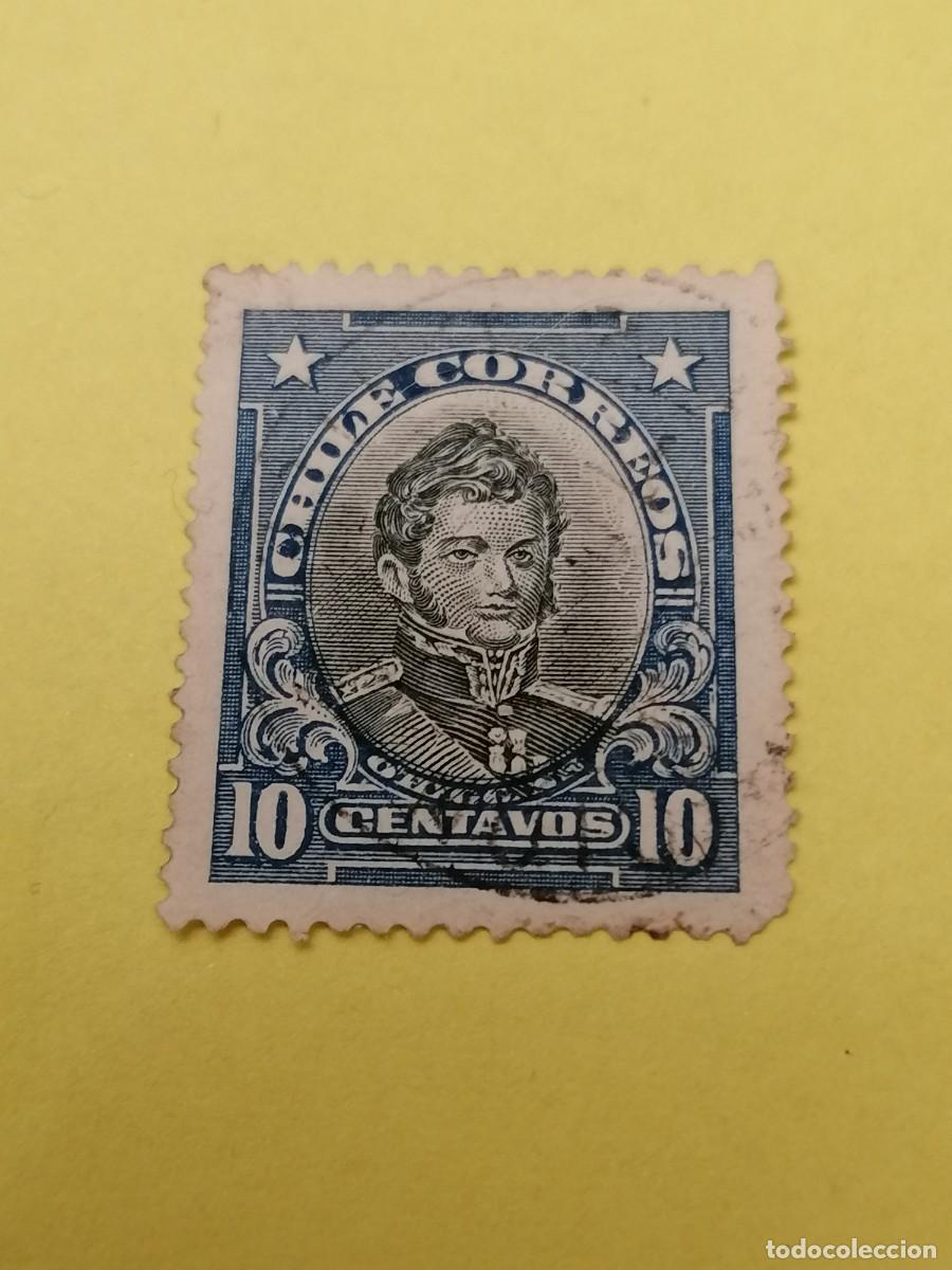 Sellos: Sello, Chile, 1911 , 10 cent, usado, - Foto 1