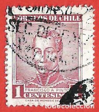 Sellos: Chile. 1960. Scott # 324. Francisco A. Pinto - Foto 1