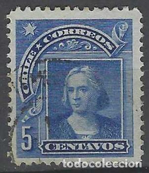 Sellos: CHILE 1905 - CRIST&Oacute;BAL COL&Oacute;N - USADO - Foto 1