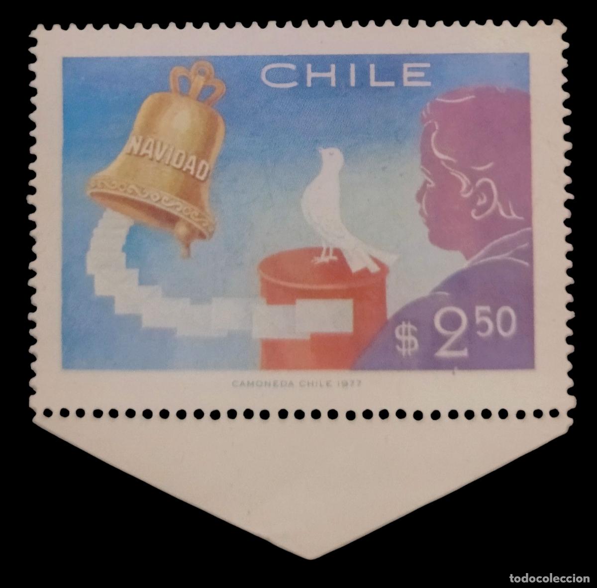 Sellos: CHILE 1977 Navidad. NUEVO - MNH** - Foto 1