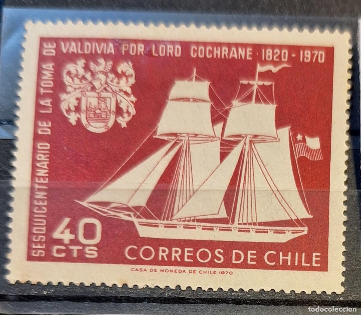Sellos: CHILE, 1970, CAT.YT.343. - Foto 1