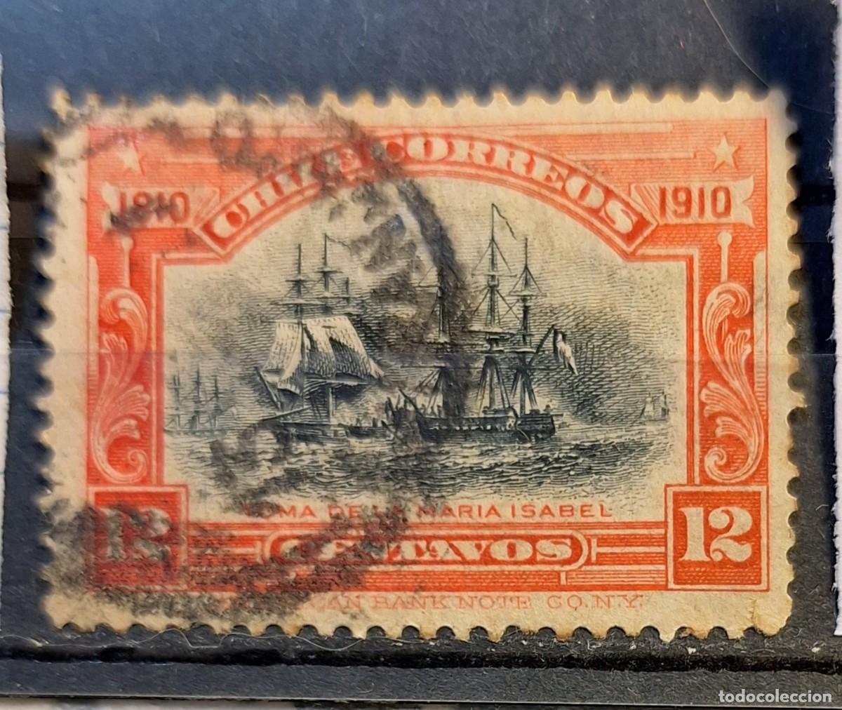 Sellos: CHILE, 1910, NO LISTADO. - Foto 1