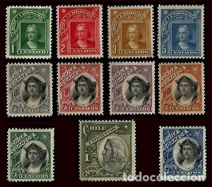 Sellos: CHILE 1905 CRISTOBAL COLON - Foto 1