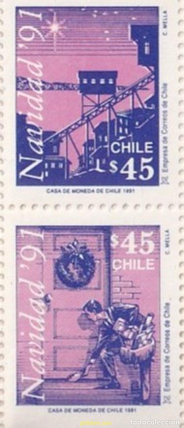 Sellos: 779520 MNH CHILE 1991 NAVIDAD - Foto 1