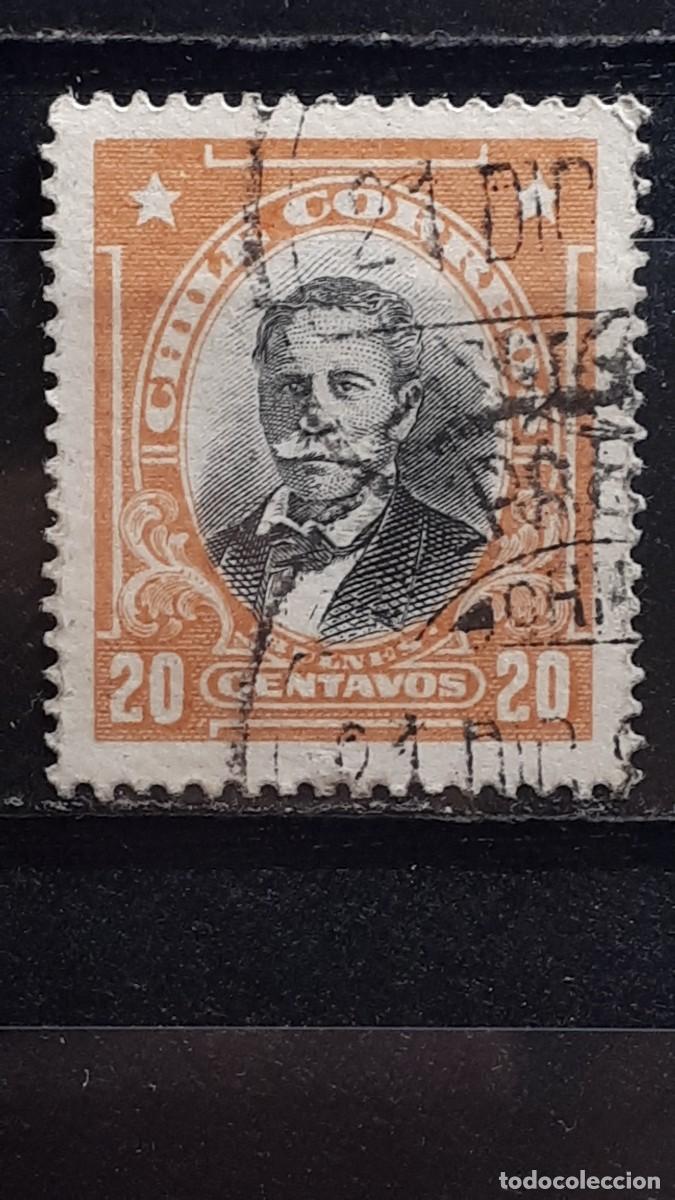 Sellos: CHILE. A&Ntilde;O 1911. &deg;. YVERT 93 - Foto 1