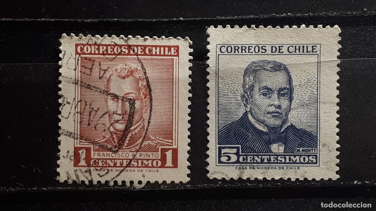 Sellos: CHILE. A&Ntilde;O 1960. &deg;. YVERT 281/2 - Foto 1