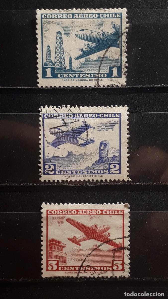 Sellos: CHILE. A&Ntilde;O 1960. &deg;. YVERT A&eacute;reo 204/4B - Foto 1