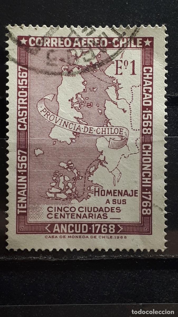 Sellos: CHILE. A&Ntilde;O 1968. &deg;. YVERT A&eacute;reo 248 - Foto 1
