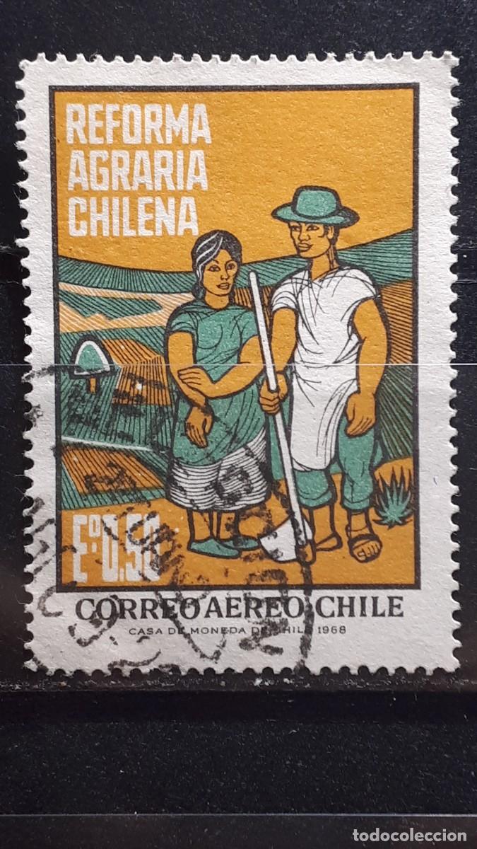 Sellos: CHILE. A&Ntilde;O 1968. &deg;. YVERT A&eacute;reo 246 - Foto 1