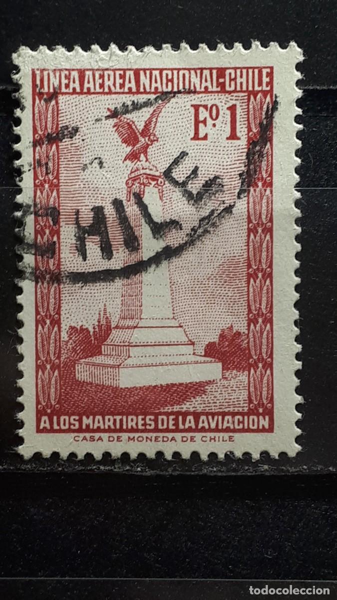 Sellos: CHILE. A&Ntilde;O 1965. &deg;. YVERT A&eacute;reo 227 - Foto 1