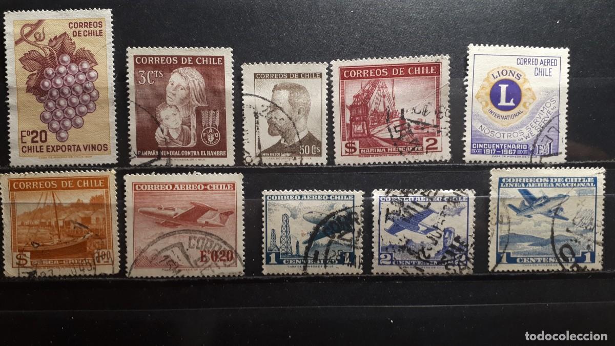 Sellos: CHILE. &deg;. A CATALOGAR - Foto 1