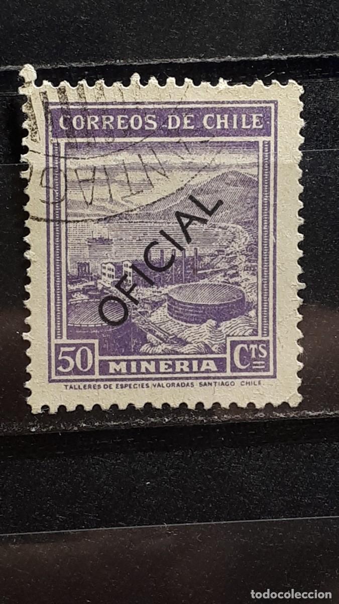 Sellos: CHILE. A&Ntilde;O 1938-42. &deg;. YVERT SERVICIOS 56 - Foto 1