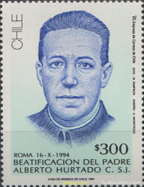 Sellos: 303549 MNH CHILE 1994 BEATIFICACION DE ALBERTO HURTADO