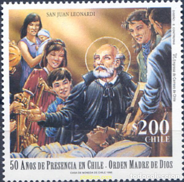 Sellos: 304742 MNH CHILE 1996 50 A&Ntilde;OS DE LA PRESENCIA EN CHILE DE LA ORDEN MADRE DE DIOS
