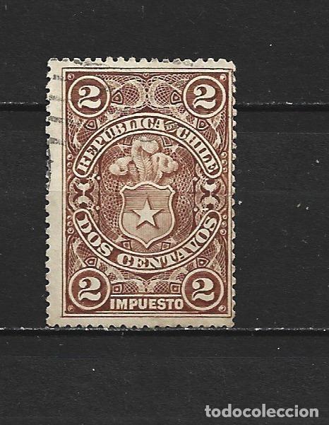 Sellos: CHILE SELLOS FISCALES POSTALES YVERT NUM. 8 USADO