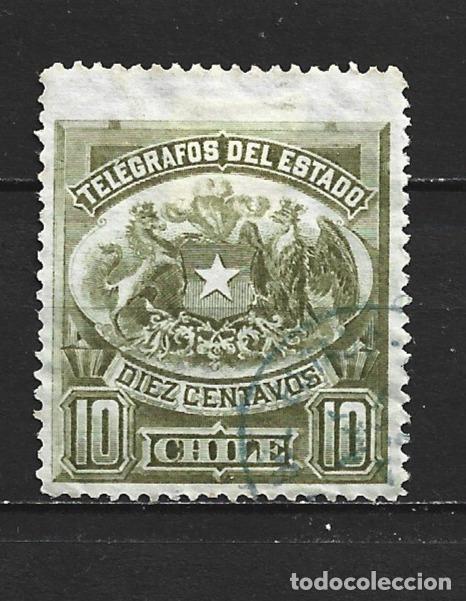 Sellos: CHILE TELEGRAFOS YVERT NUM. 2 USADO - Foto 1