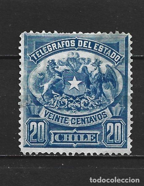 Sellos: CHILE TELEGRAFOS YVERT NUM. 3 USADO - Foto 1