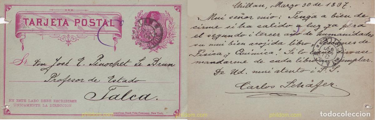 Sellos: 781664 USED CHILE 1878 CRISTOBAL COLON