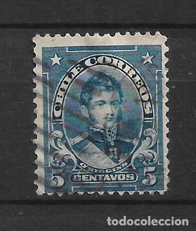 Sellos: chile 1911 michel 101 usado - 12/6
