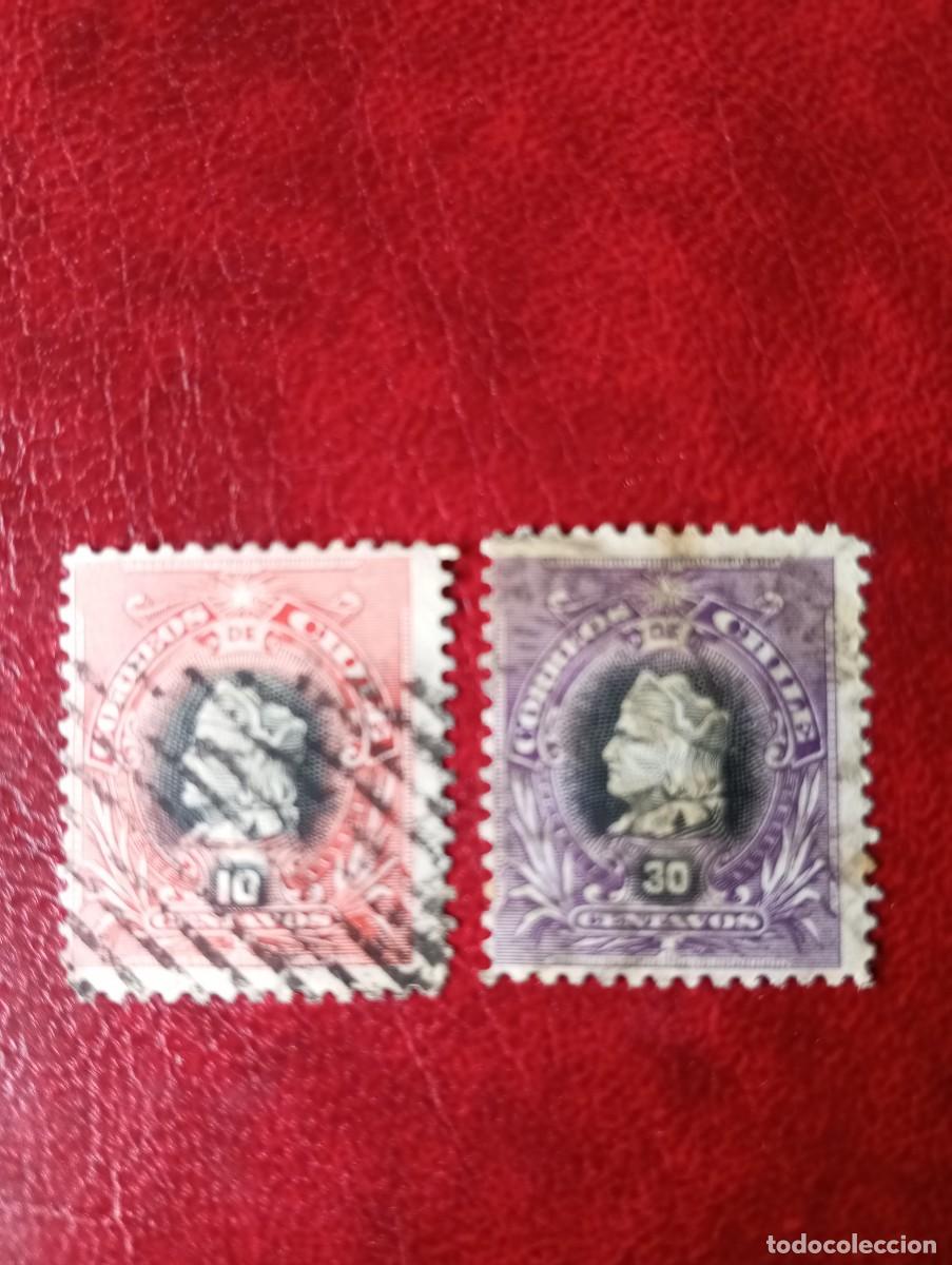 Sellos: CHILE, 1901, CRIST&Oacute;BAL COL&Oacute;N, YT 42/5 - Foto 1