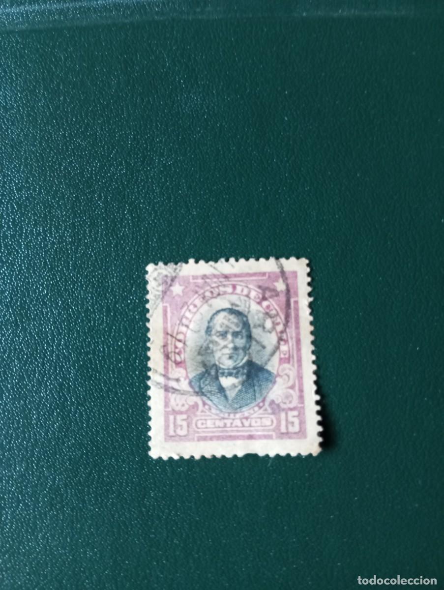 Sellos: CHILE, 1911, PRIETO, ADELGAZADO - Foto 1